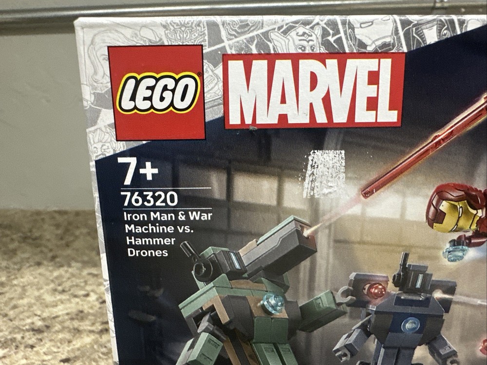 Lego Marvel 76320 Iron Man & war Machine VS Hammer Drones