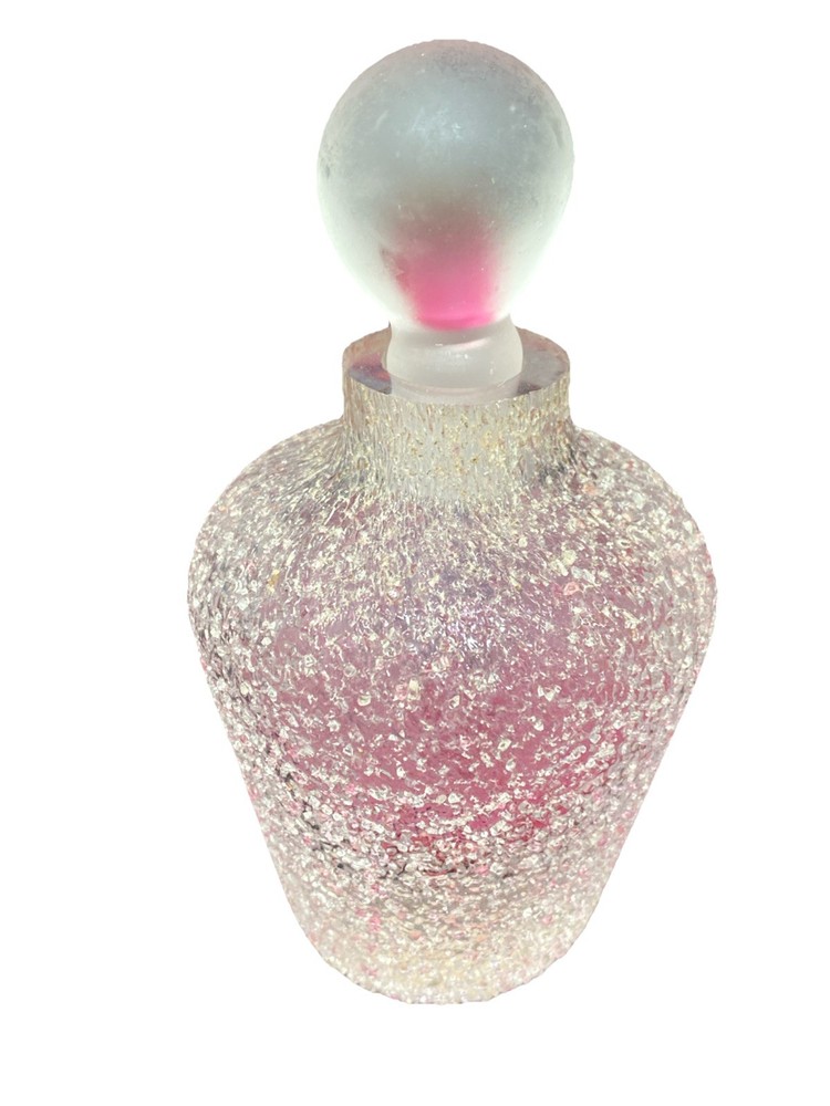 3 Vintage Geode Perfume Bottles - Read