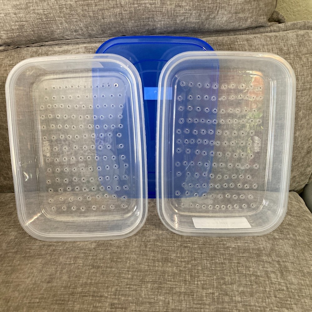 Microgreens Sprouter Tray Hydroponic Seed Sprouting Garden Planter 2pack