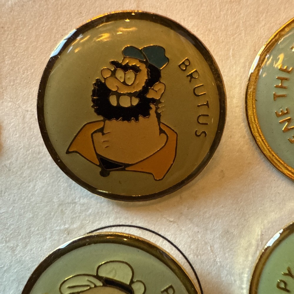 Popeye Badge Collection From KFS - 1992