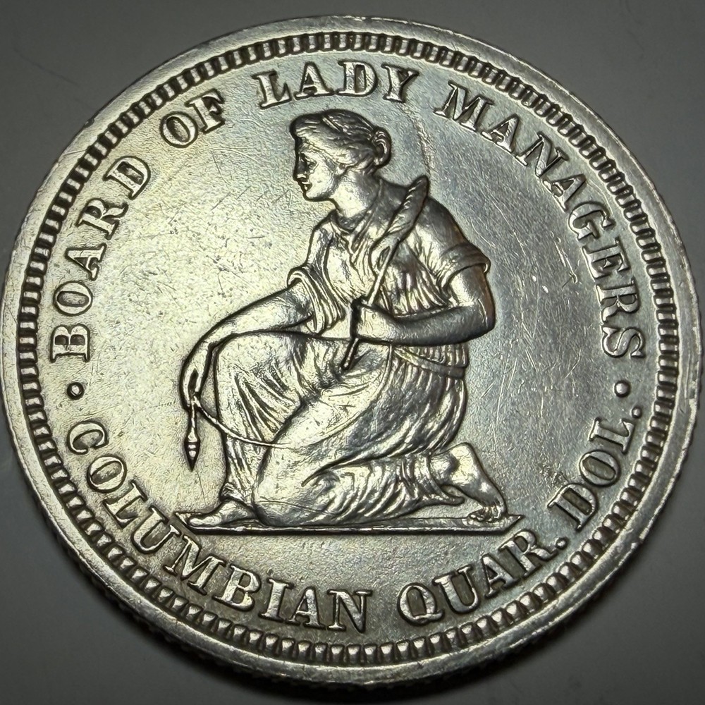 US 1893 Issabella - 25 Cent Silver Coin