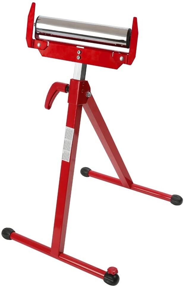 WORKPRO Folding Roller Stand Height Adjustable Heavy Duty 250LB Load Capacity US