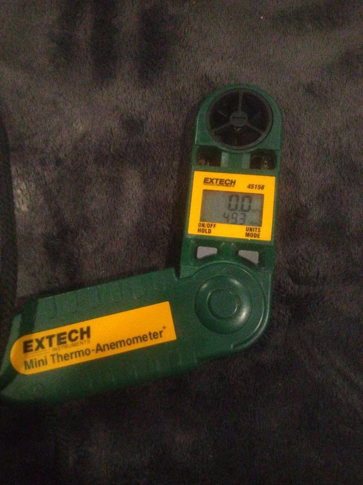 extech digital waterproof mini thermal anemometer