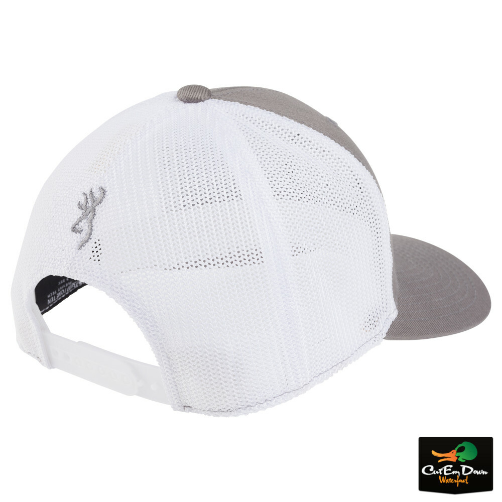 NEW BROWNING WRENCHED PATCH LOGO MESH BACK CAP SNAP BACK HAT