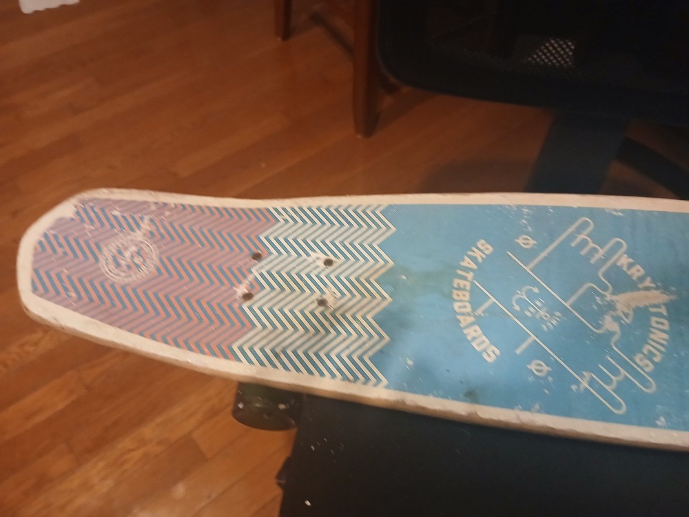 kryptonics 36" longboard cruiser skateboard