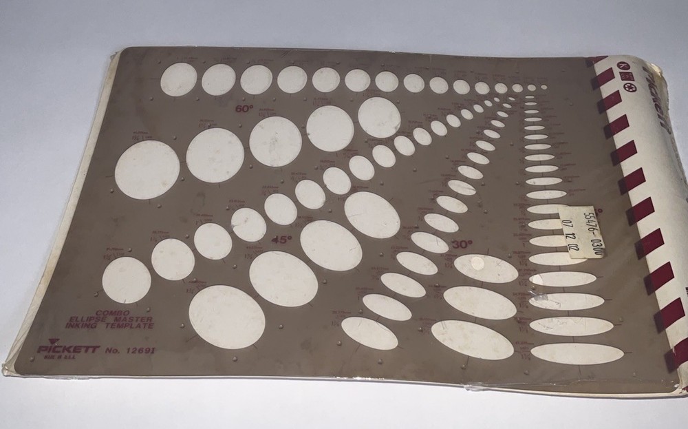 Pickett Combination Ellipse Master Template (1269i)