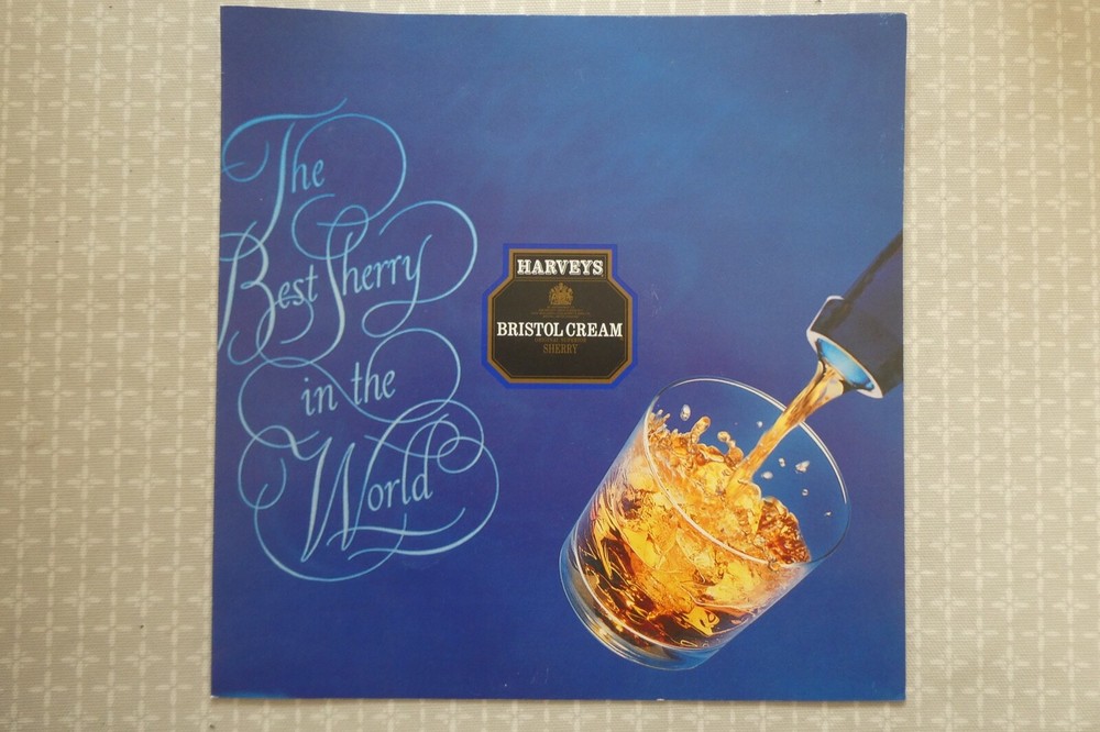 Harveys Bristol Cream Sherry - promotional leaflet / flyer