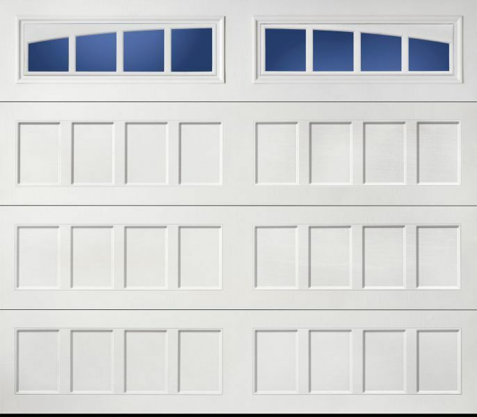 4 Amarr Arch Thames Replacement Inserts for Long Panel Amarr Garage Doors White