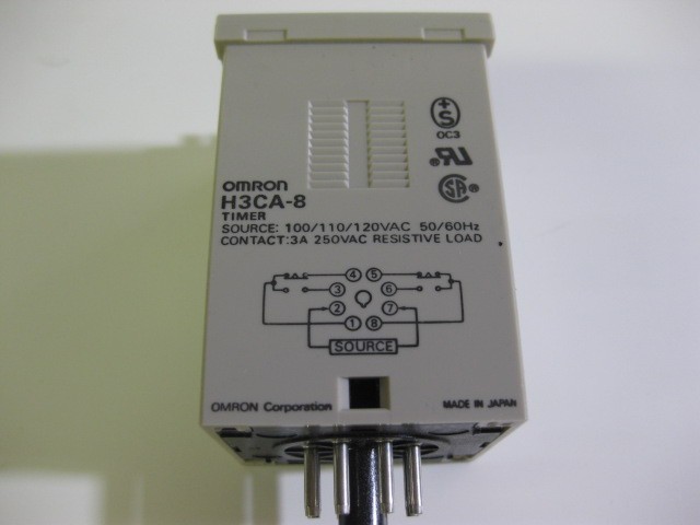 OMRON Timer H3CA-8 H3CA8 100/110/120VAC