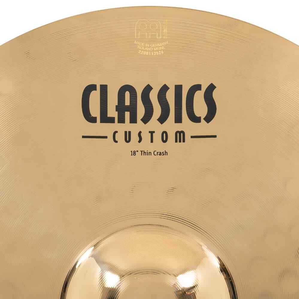 Meinl Classics Custom Thin Crash Cymbal 18"