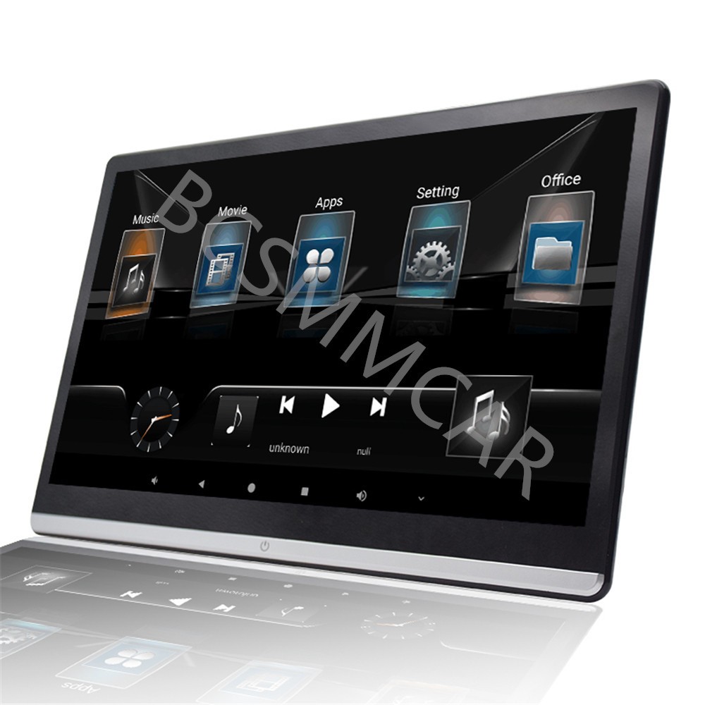 4K Car Rotatable Headrest Video Player With WiFi Bluetooth Android 12 Octa-core
