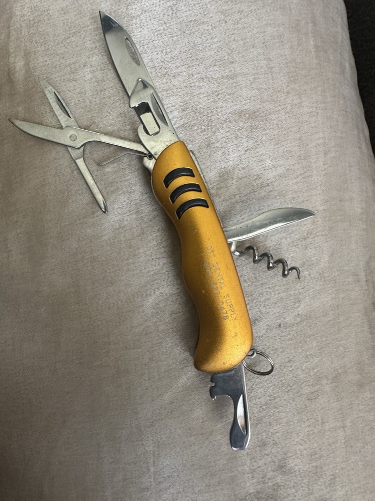 7 in 1 Multi-function Engraved “OTT DENTAL SUPPLY” Folding Tool High Quality