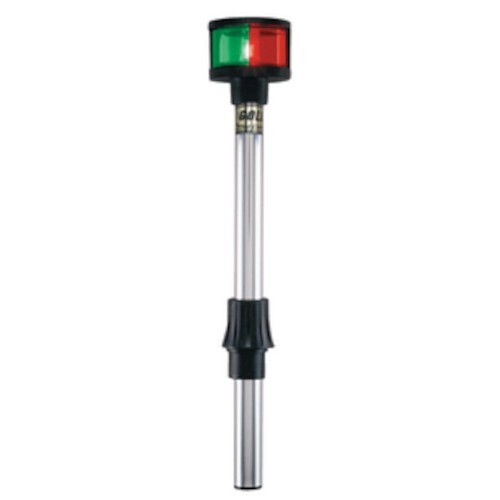 Perko 12 Inch 2-Pin Removable Bi-Color Navigation Light Pole, 12 Volt