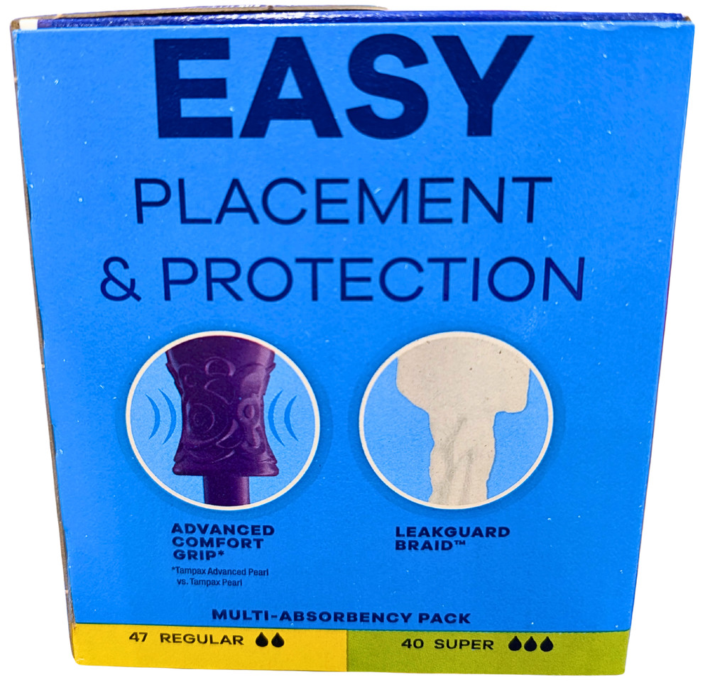 Tampax Pearl Advanced Duopack 87 Count