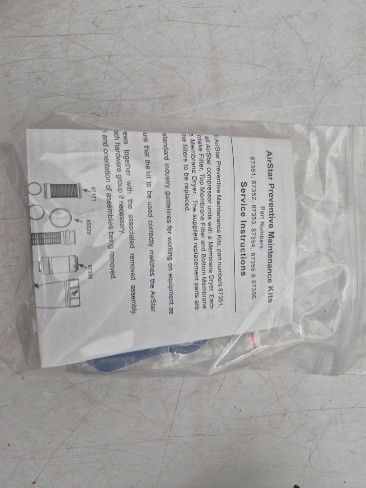 Air Techniques Dental Compressor AirStar Preventative Maintenance Kit - 87352