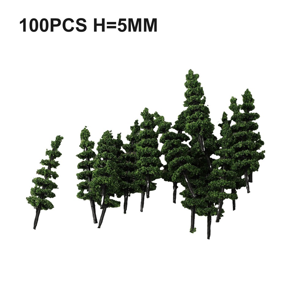 Model Tree Tower Trees 100pcs 50mm Accessories Decoration Model Railway