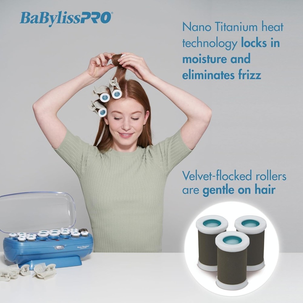 Fast-Heating Hot Rollers for All Hair Types