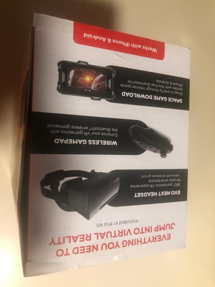 EVOVR Virtual Reality Starter Kit Bluetooth Gamepad Controller MI-VRH07-101