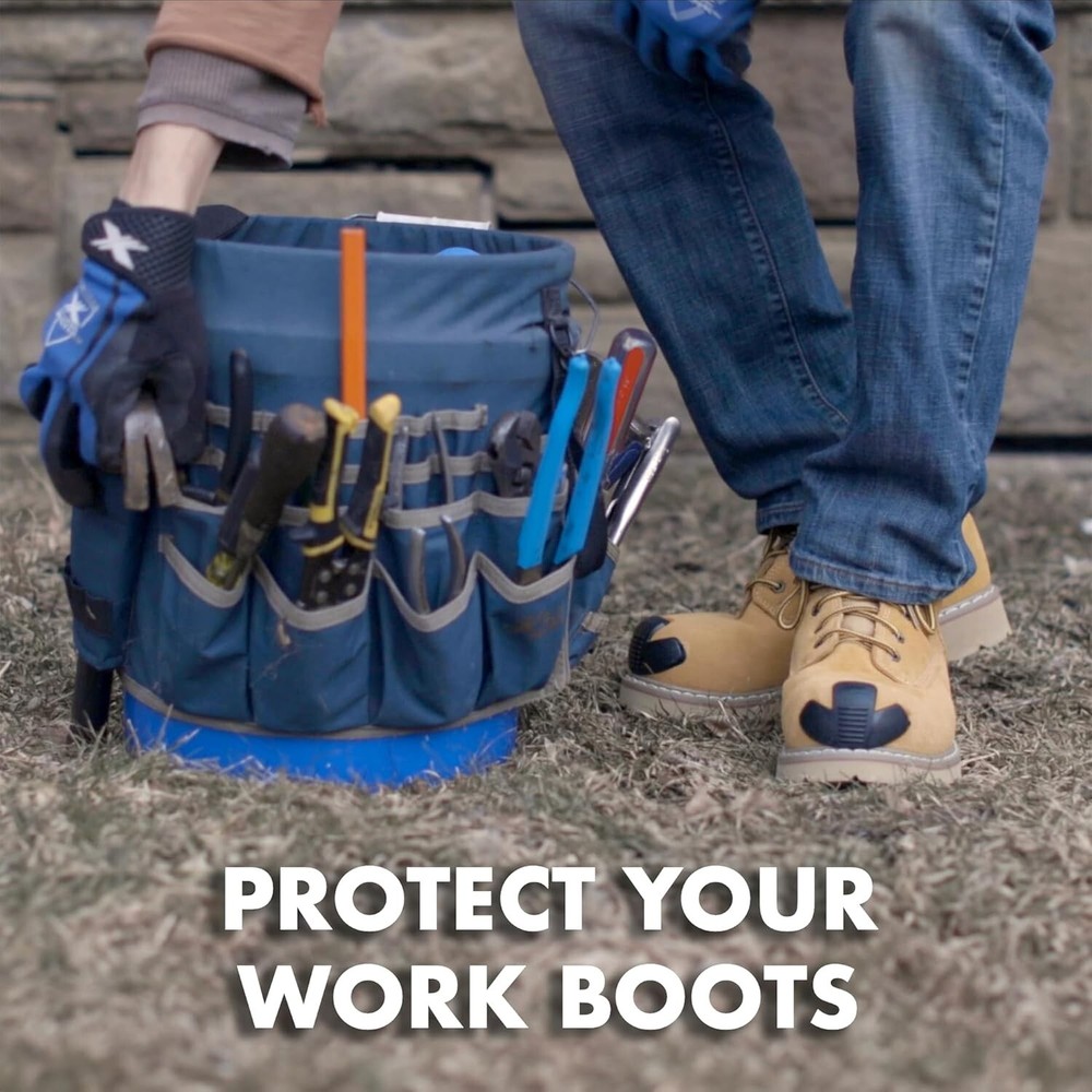 Boot Toe Guards - Shoe Toe Protector Guards Against Scratches and Hides Exist...