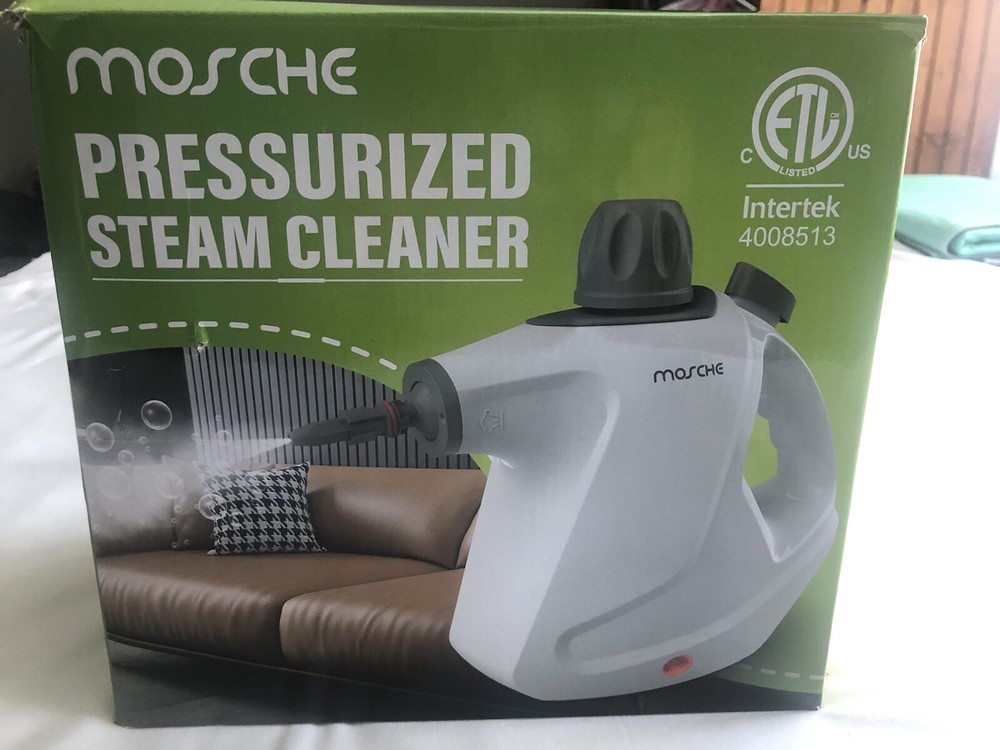 NewHandheld Pressurized Steam Cleaner with 11-Piece Accessory Set, Multi-Surface
