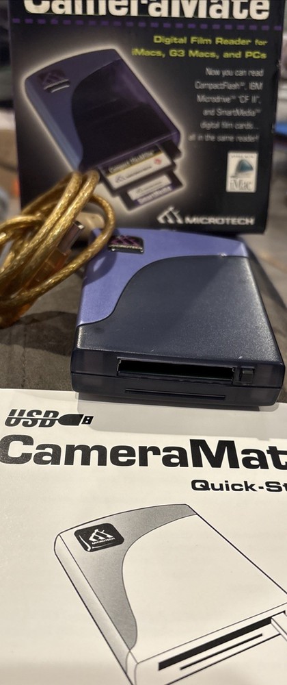 Microtech USB Camera Mate Digital Card Reader DPCM-USB CameraMate PC IMAC