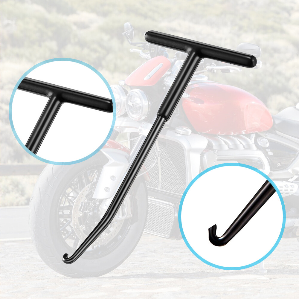 Motorcycle Exhaust Tension Spring Hook T-Type Handle Puller Tool Stainless Steel