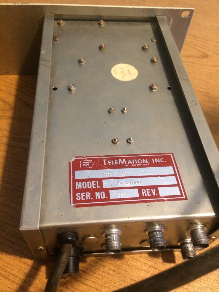 Telemation Porta-Sync EIA Synchronizing Generator TSG-1000