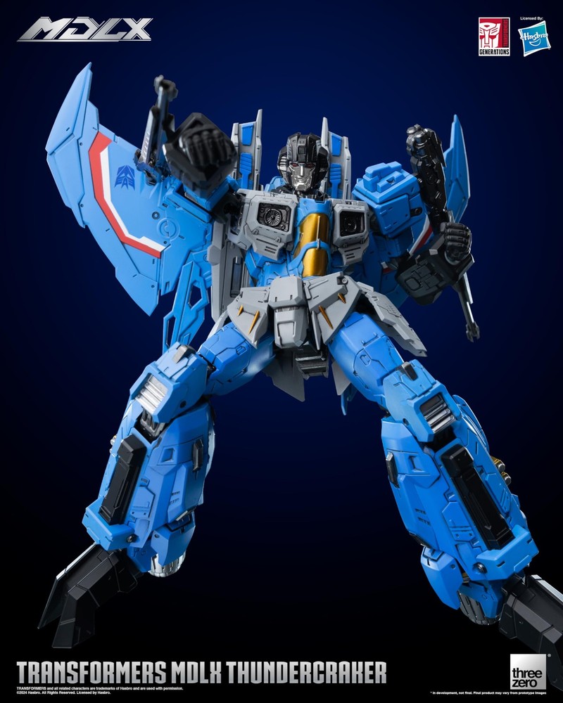 Transformers MDLX Thundercracker Action Figure 7.8 inches, Multicolor