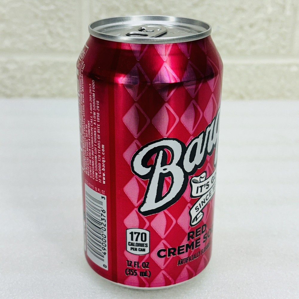 Barq's Red Creme Soda Soft Drink 12 Fl Oz • Unopened Empty‼