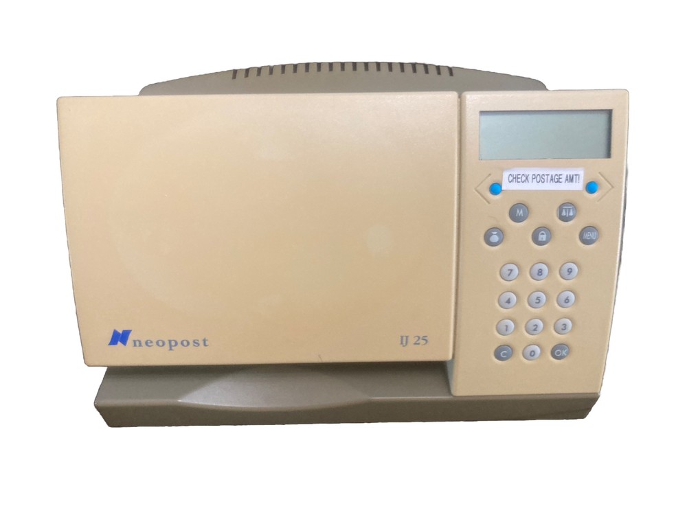Neopost Mailing Machine IJ25 And Scale (Power Supply/Cables)