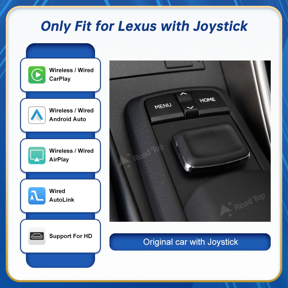 Wireless CarPlay Android Auto High Configuration Module For Lexus RX 2016-2019