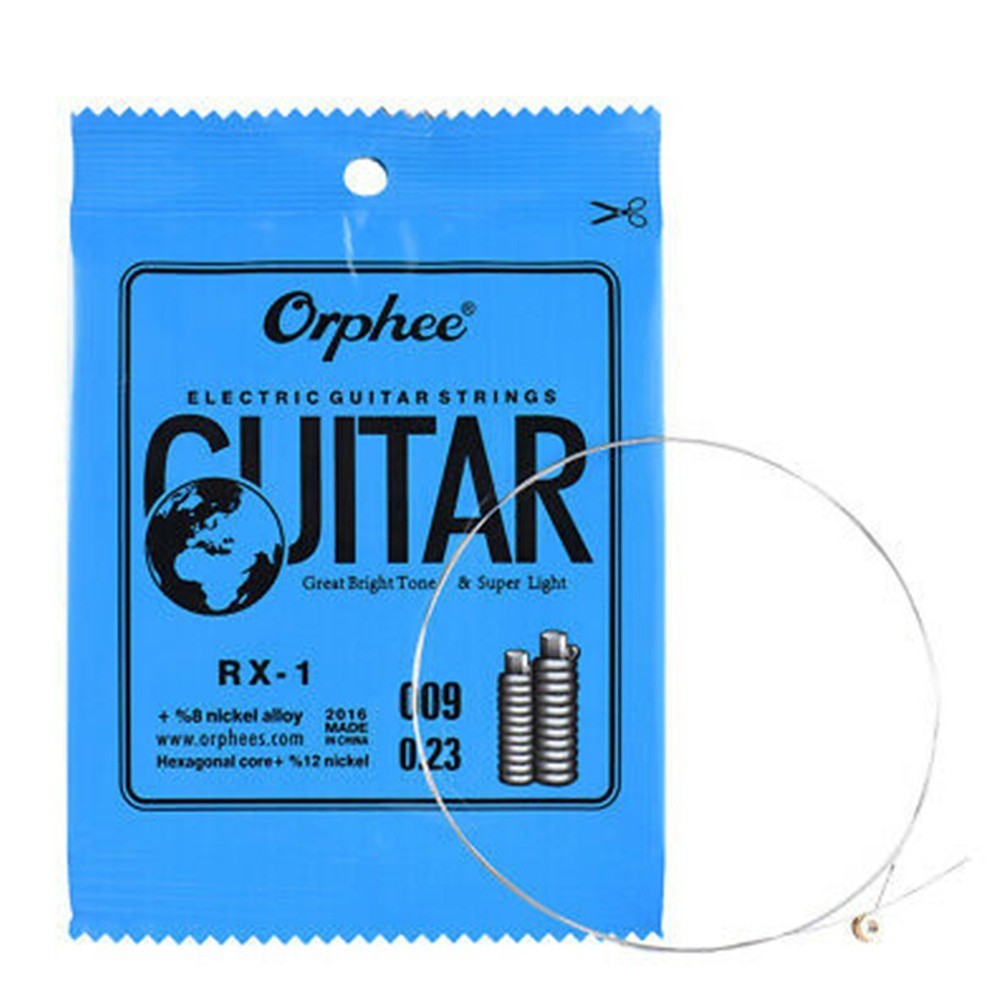 10PCS Orphee Single Strings For Electric Guitar 1st E-String(.009) Replacement