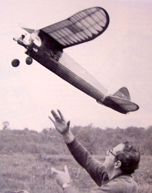 BROOKLYN DODGER PLAN + CONSTRUCTION ARTICLES for 55" OT FF or RC Model Airplane