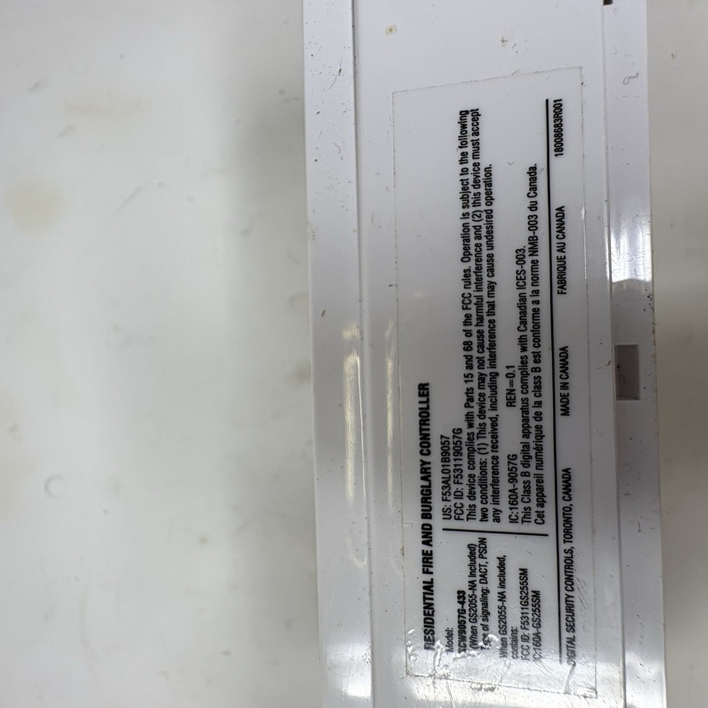 ADT Impassa Alarm Control Panel & Sensors Untested As Is