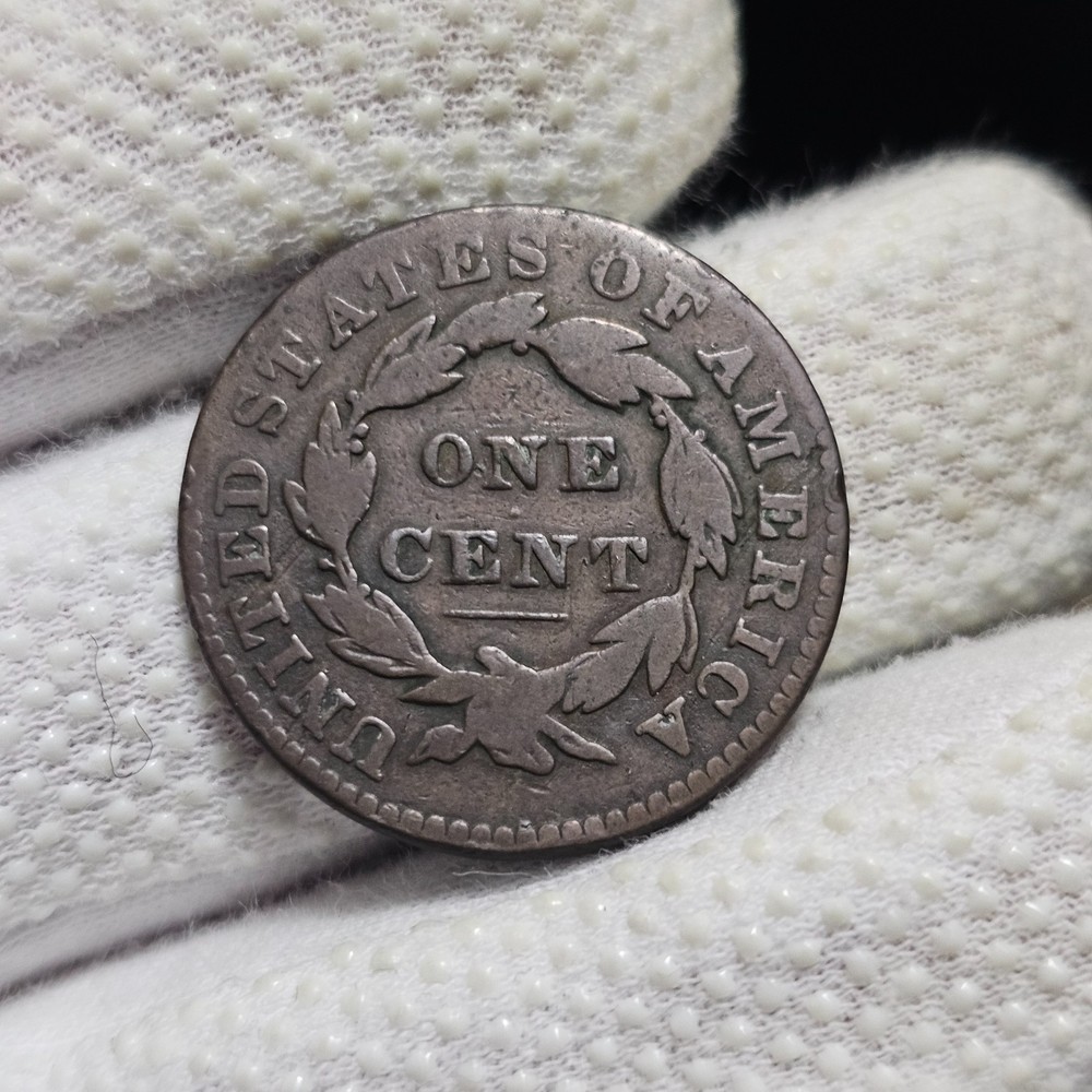 1829 Large Cent Medium Letters Reverse N.9 R.4 Rare Variety