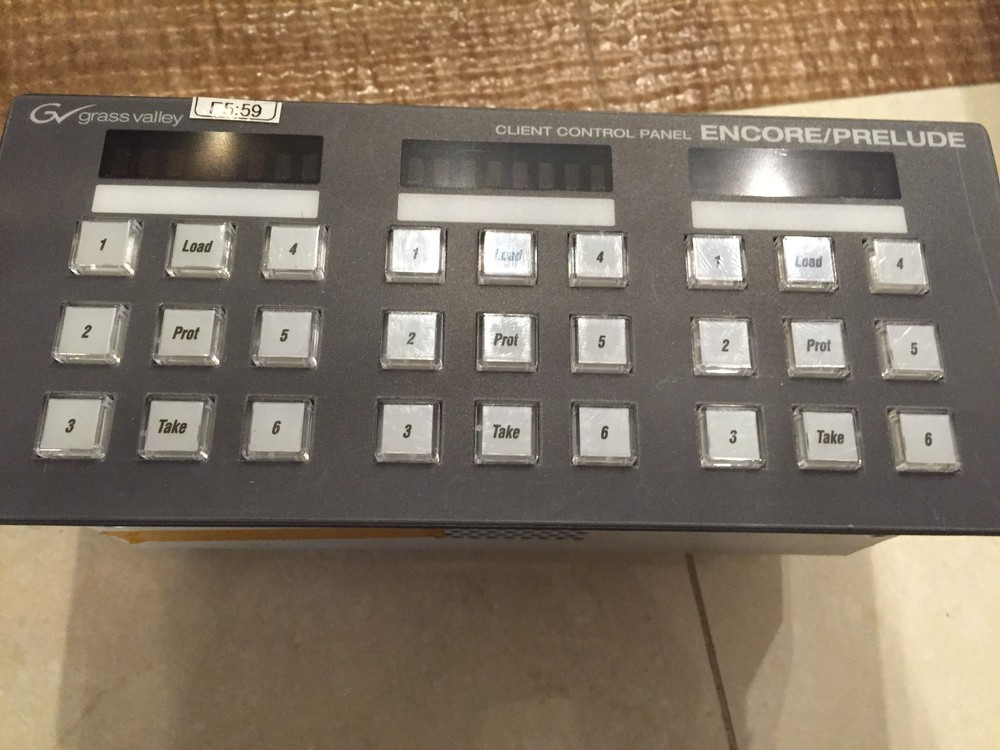 Grass Valley Encore Prelude  Client Control Panel ENC-CLNT