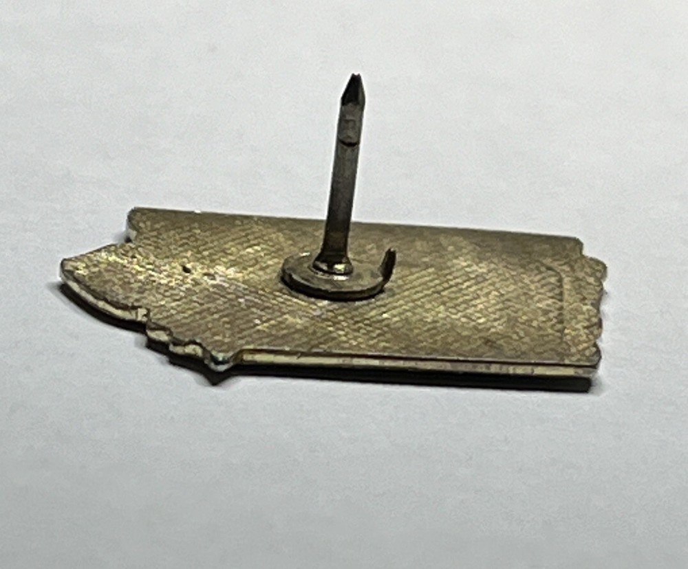 Iowa Lapel Pin State Shaped Souvenir Corn State