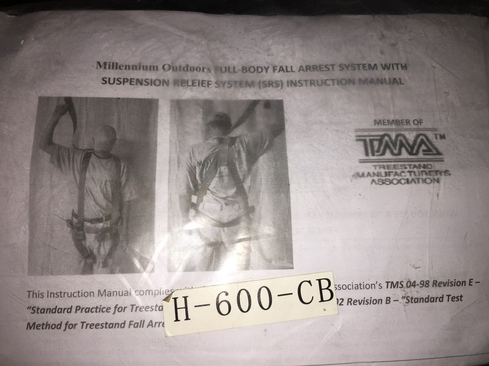 H-600-CB Millennium Outdoors Hunting Solutions Full-Body Fall Arrest System