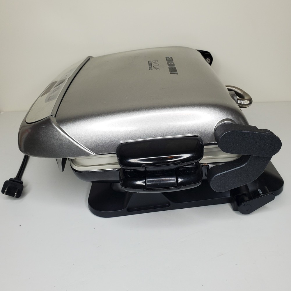 George Foreman EVOLVE Grill System Silver Ceramic Grill Plates GRP4842P WORKS
