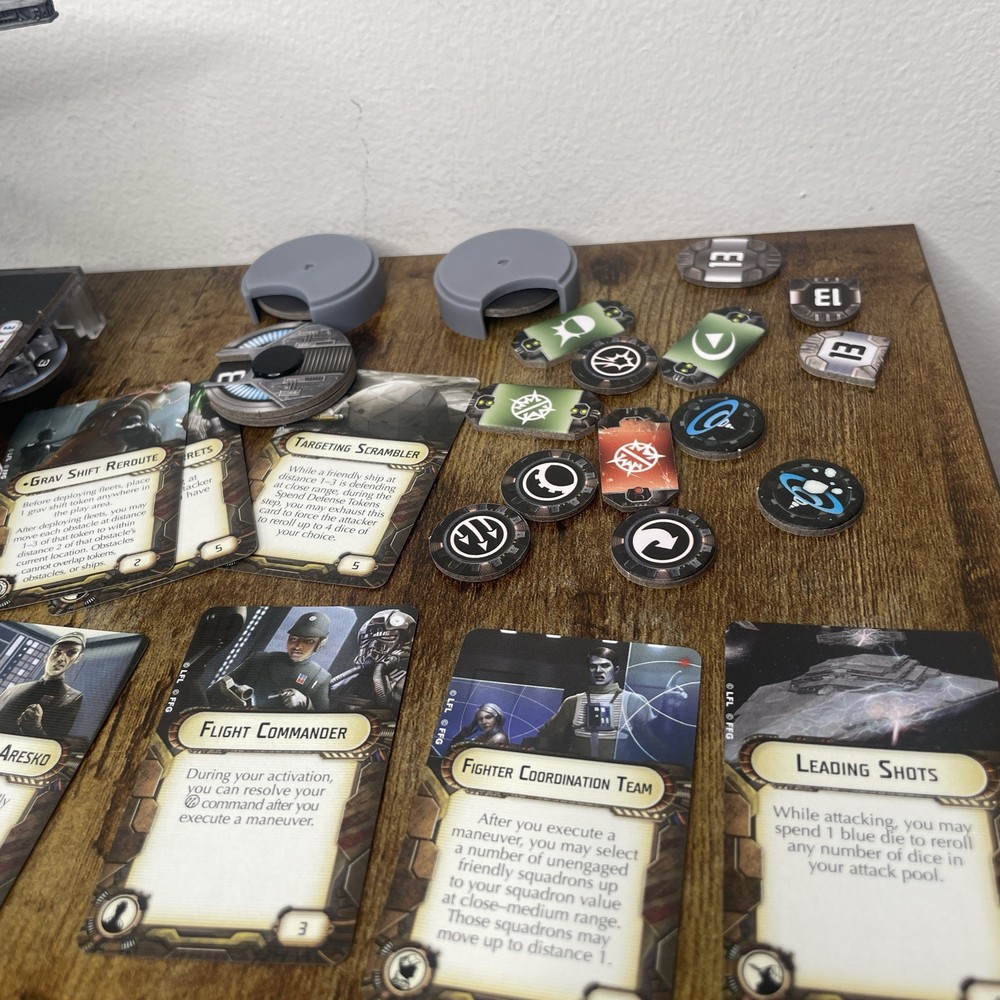 Star Wars Armada Interdictor expansion Used Complete FFG
