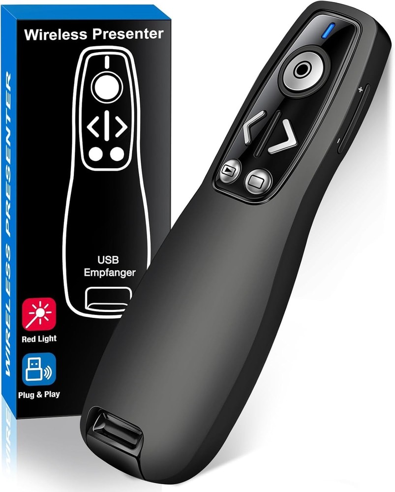 Presentation Clicker Wireless Presenter Remote for PowerPoint, Powerpoint Click