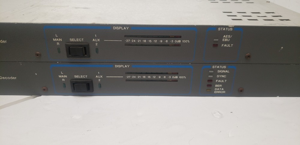 LOT OF 2 Moseley DSP-6000E Digital Encoder and DSP-6000D Digital Decoder SET
