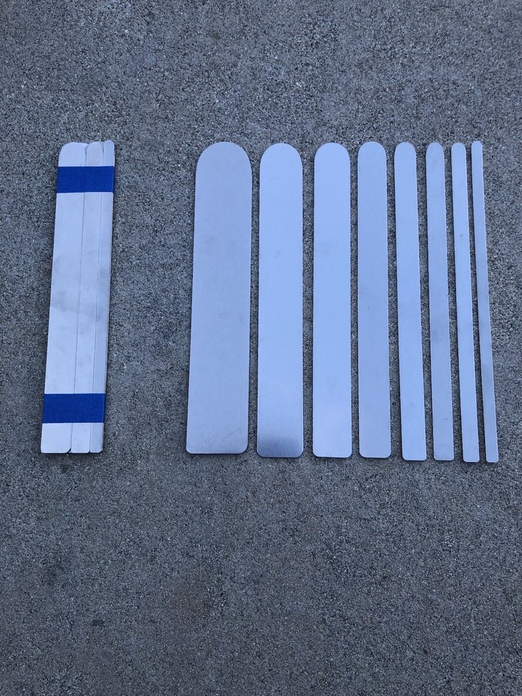 Caulking Spatula Tool Set, 8 sizes all 11” long
