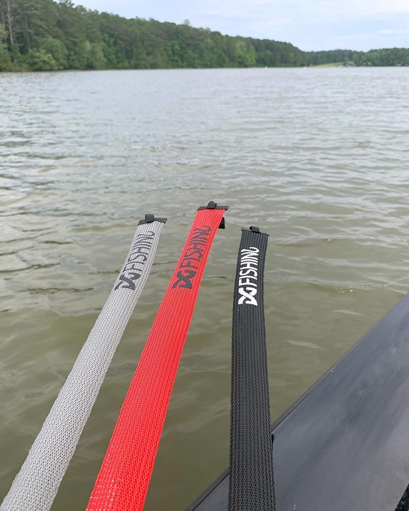 Durable 7ft Casting Rod Sleeves - Tangle-Free Storage Solution, 3 Pack