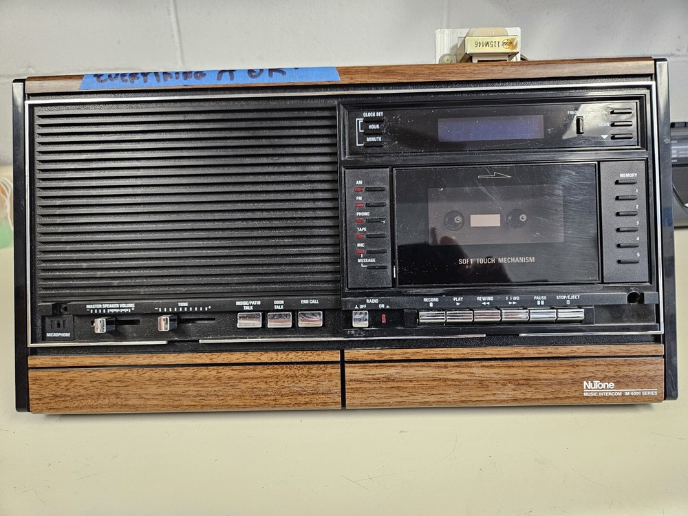 Nutone Intercom Master Station IM-4006D brown and black