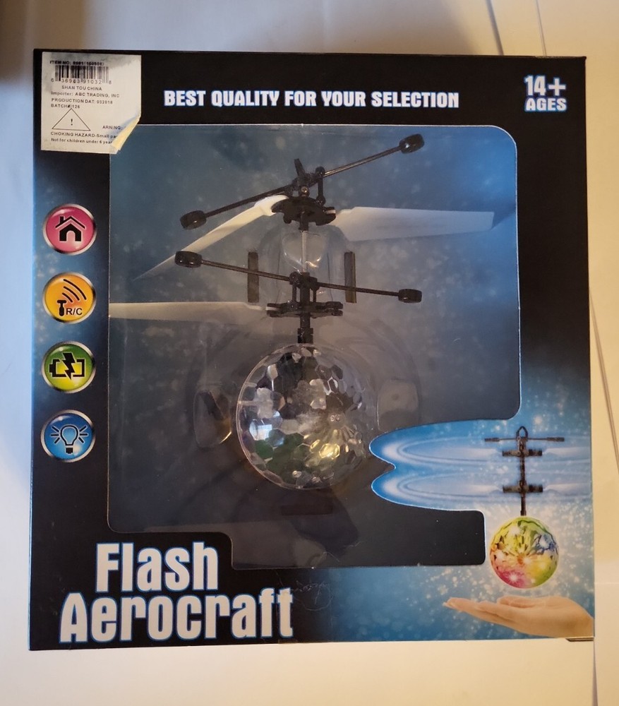 Flash Aerocraft RC L.E.D. Rotocopter Unopened Box