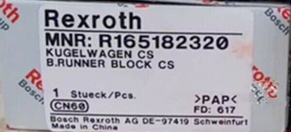 Rexroth slider guide rail R165182320