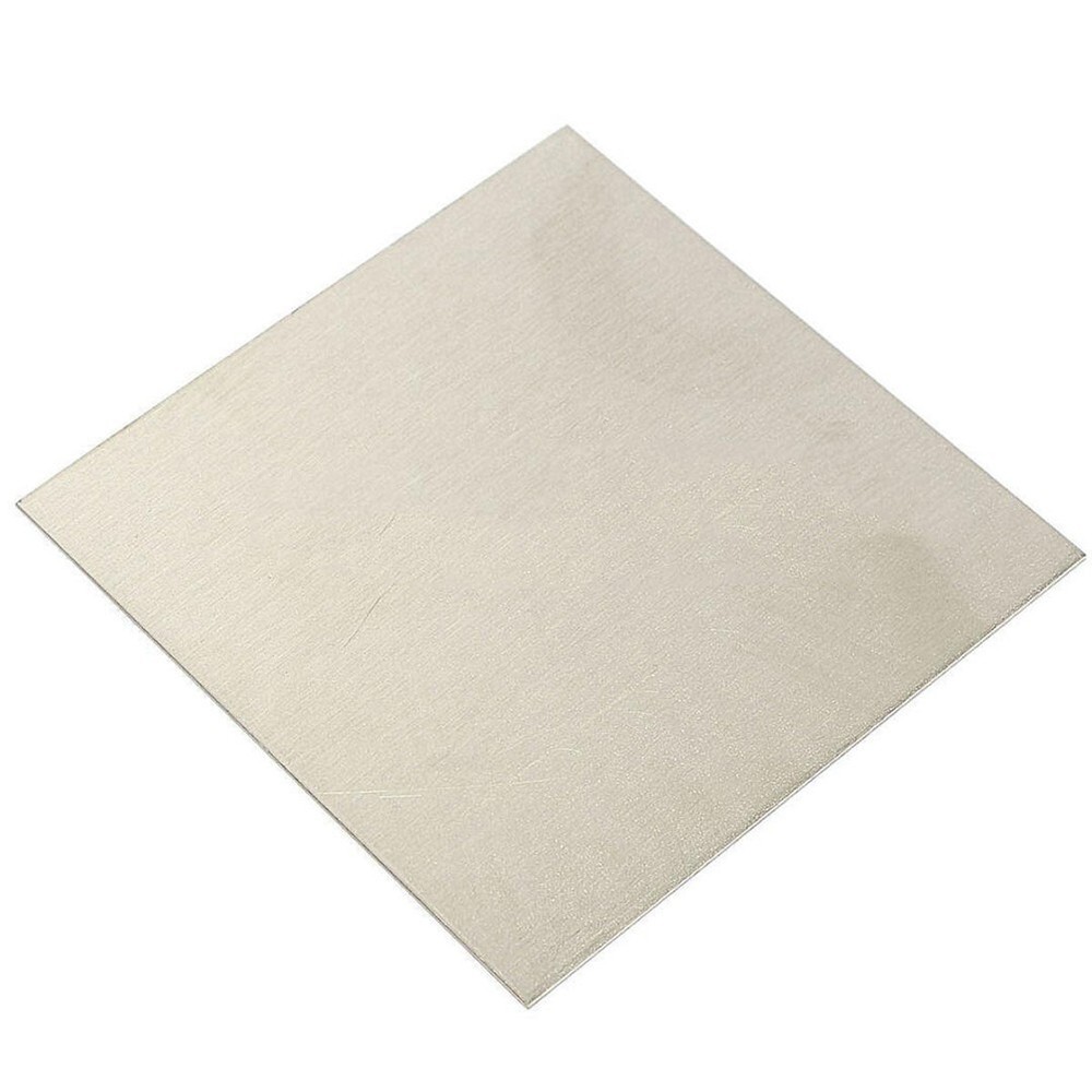 1pcs 100x100mm Pure Nickel Ni Sheet Plate For Electroplating Anode Element
