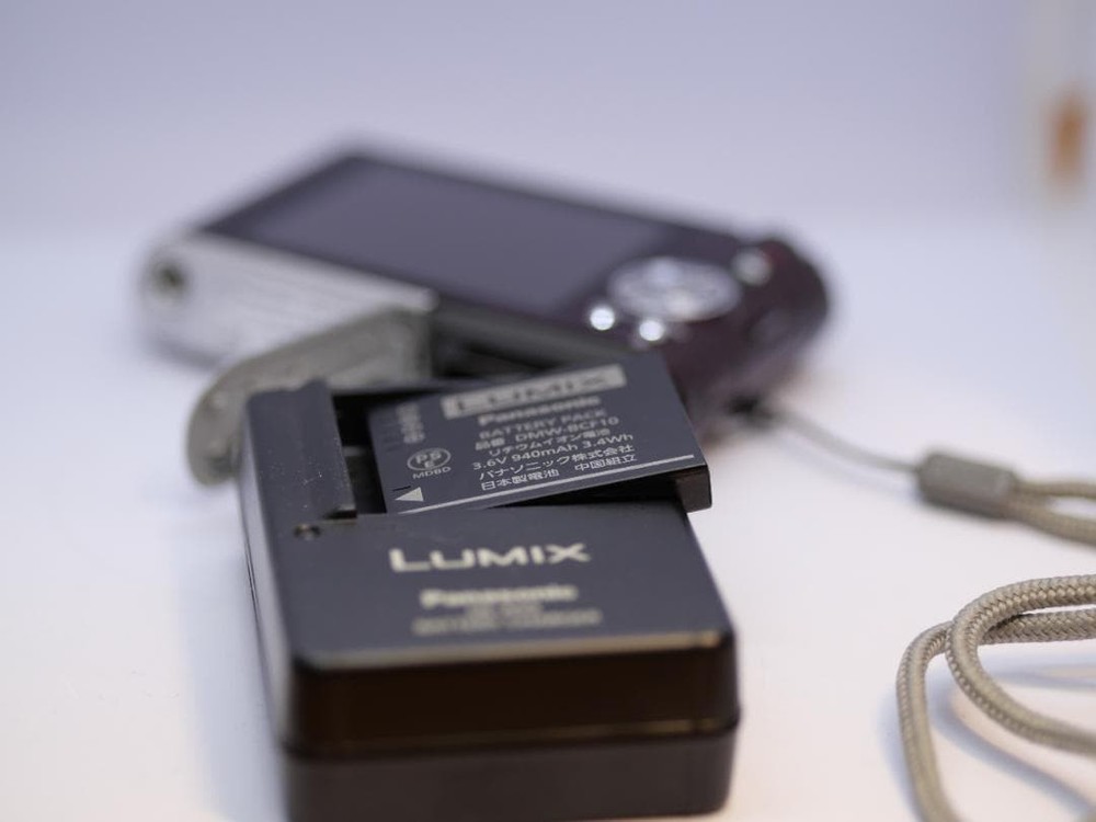 Panasonic Lumix DMC-FX60 Compact Digital Camera with Charger and Strap