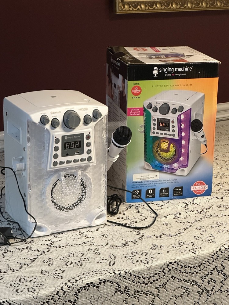 Singing Machine SML633 Bluetooth CD+G Karaoke System